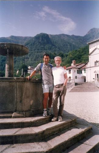091 - A  San Giovanni con un amico